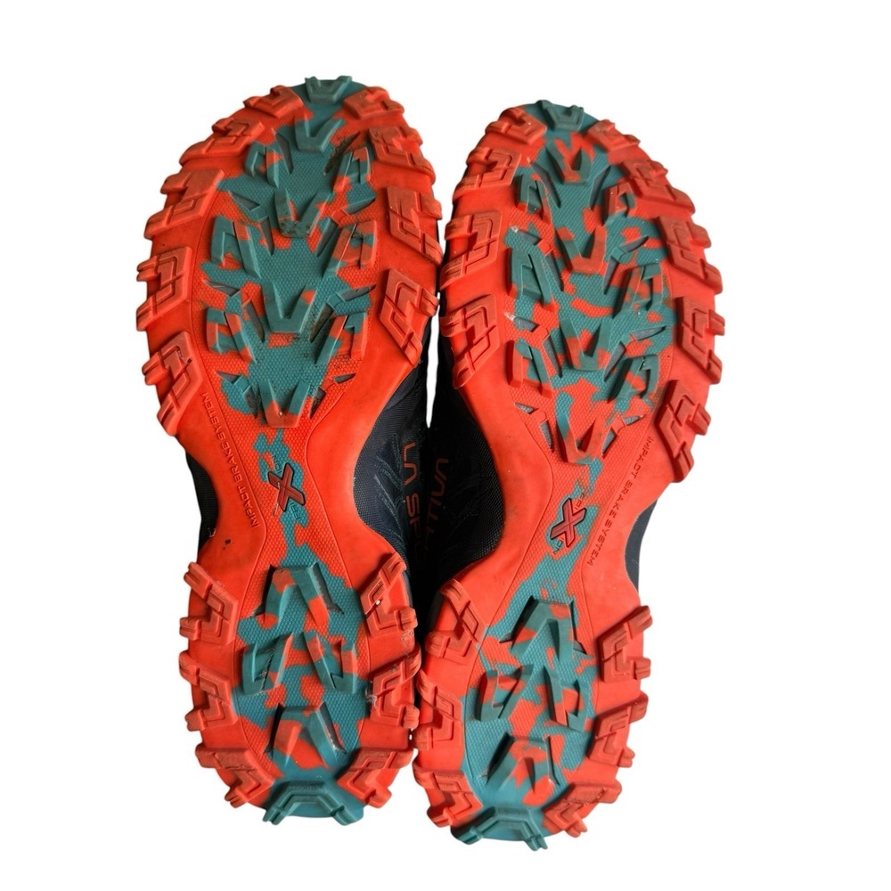 La Sportiva Bushido III Shoes Womens 8.5 Deep Sea Blue Cherry Trail Running - Picture 8 of 9
